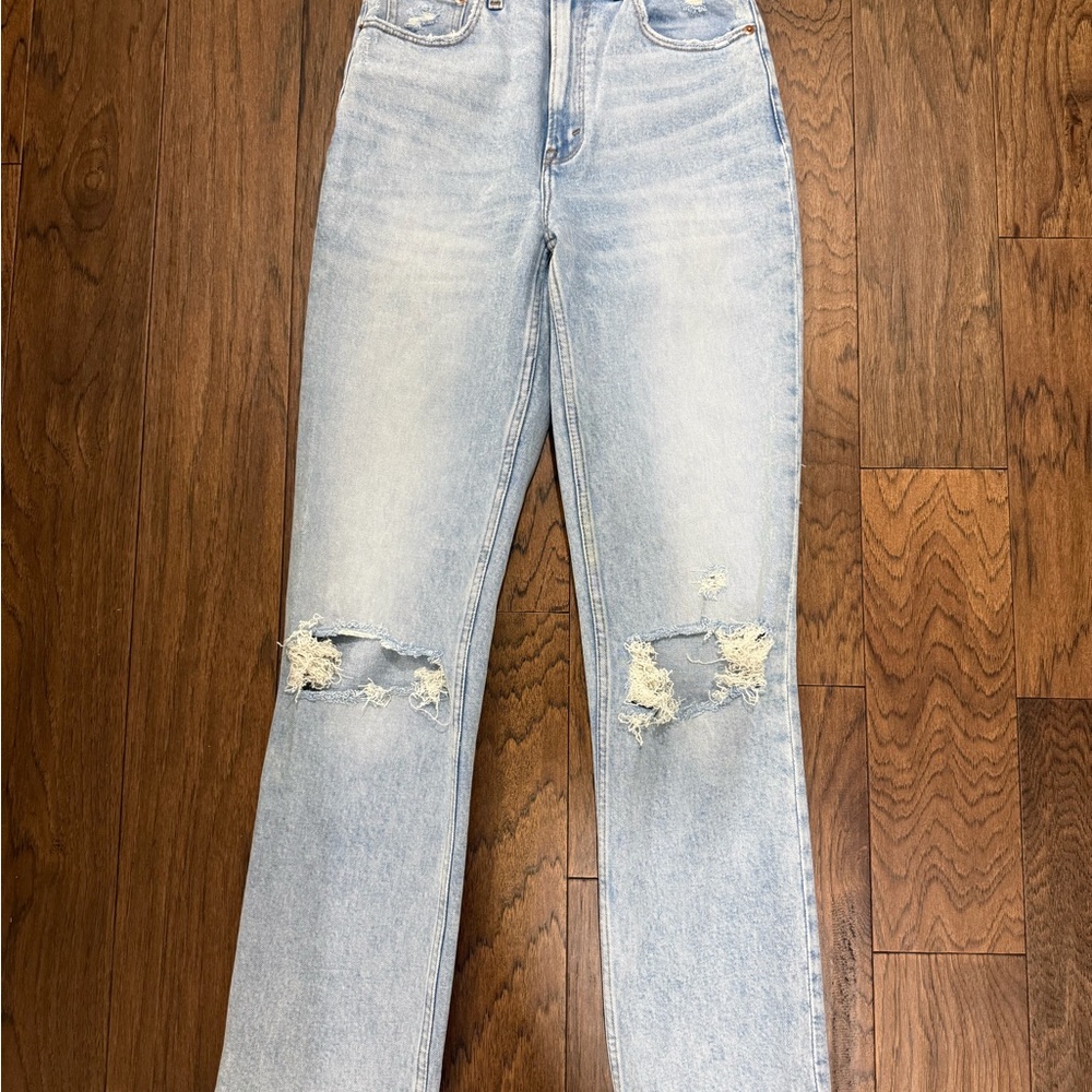 Abercrombie & Fitch Light Blue Straight Leg Jeans